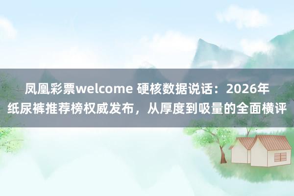 凤凰彩票welcome 硬核数据说话：2026年纸尿裤推荐榜权威发布，从厚度到吸量的全面横评